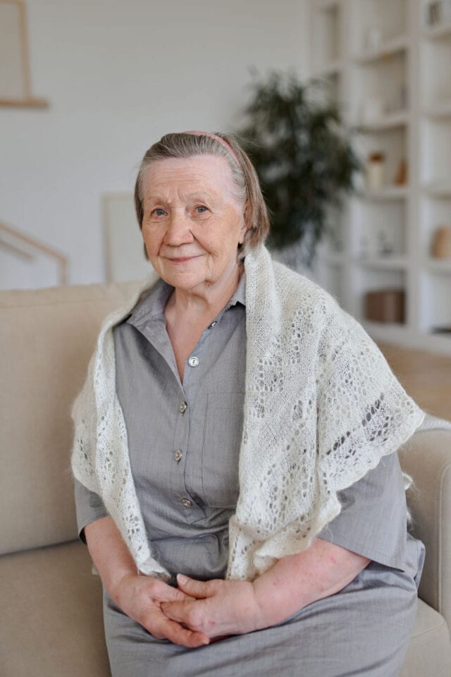 elderly senior woman portrait